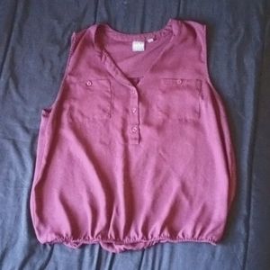 Soho, XL, Velvet Purple, Button Down Tee